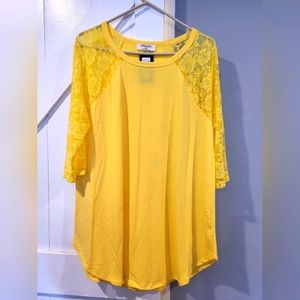 Zenana XL Yellow New Days Ahead Top